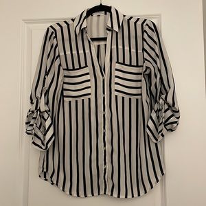 Express Portofino Striped Shirt